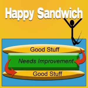 Coaching with respect means making a happy sandwich